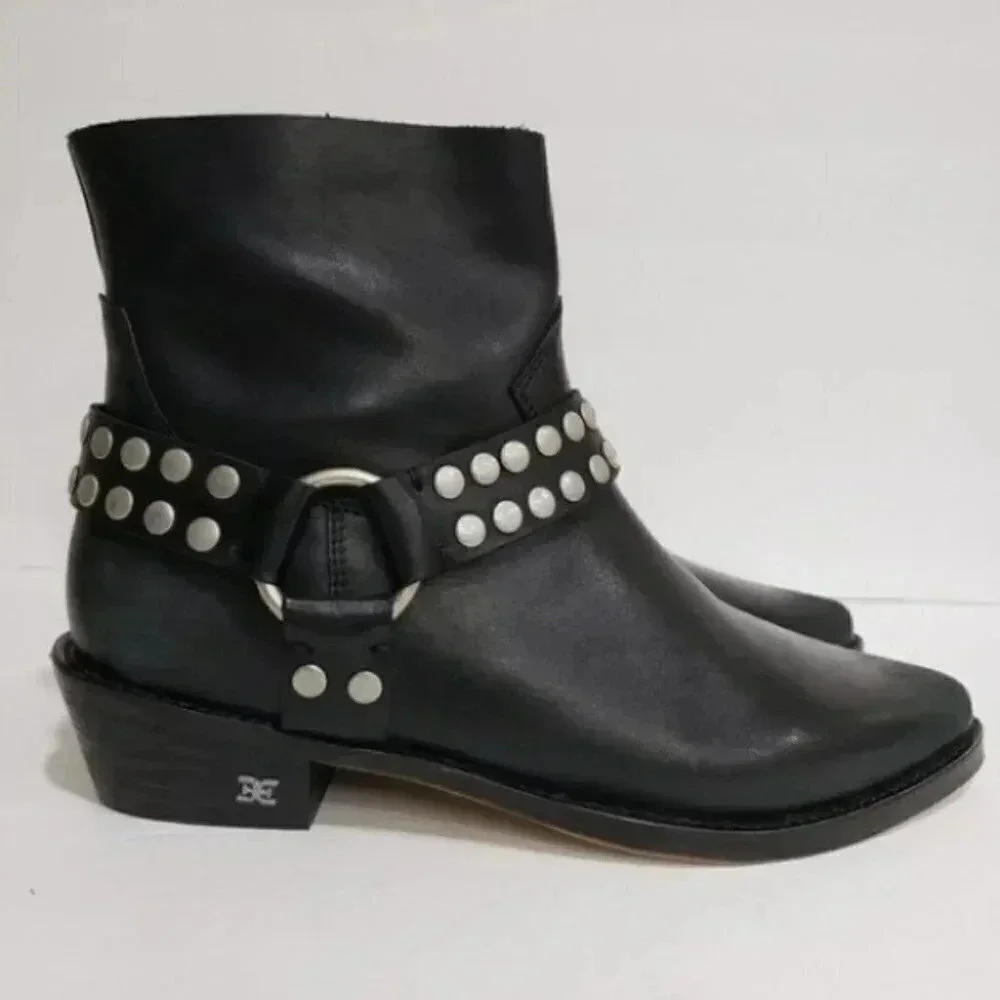 NWOT Sam Edelman Waldorf Studded Biker Ankle…